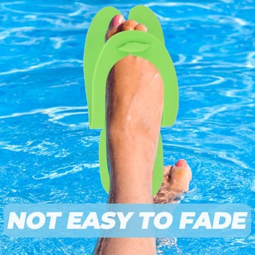 Happyyami Unisex Disposable Folding Slippers 24 Pairs Assorted Colour Lightweight Soft Eva Foam Travel Hotel Spa Indoor Footwear Portable Guest Slippers for Home Airline and Sanitary Use — view 2