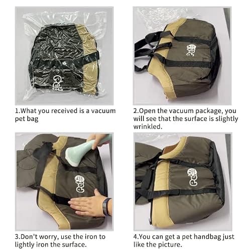 Outdoor Travel Pet Carrier - Breathable, Adjustable, Folding Sling for Cat & Dog - Warm Sponge, Portable for Shopping, Hiking, Walking — view 6