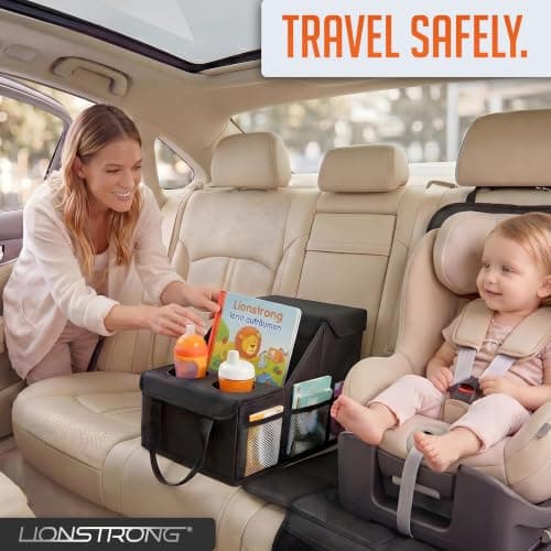 LIONSTRONG® Car Organizer [VERY STABLE DUE TO PLASTIC PANELS] — view 5