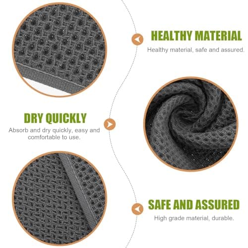 Totority Portable Cotton Sports Towel for Outdoor and Household Use, Absorbent and Quick Dry Simple Design, Convenient to Carry for Travel and Climbing Activities — view 3