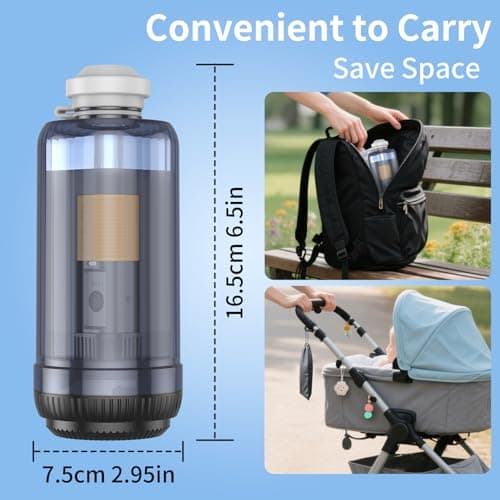 JUTIMER Portable Bidet for Travel. 2 Pressure Modes. — view 6