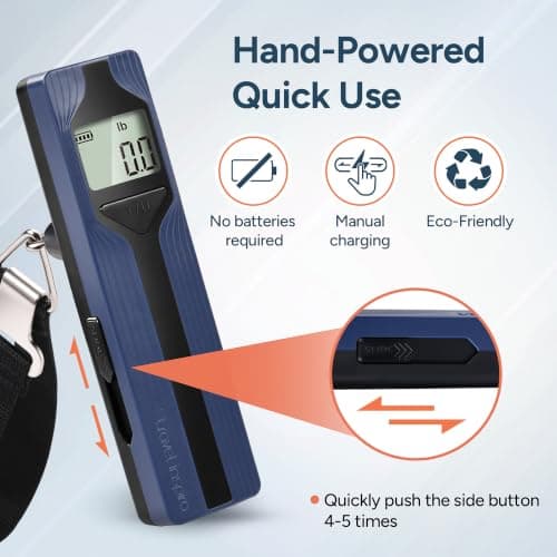 travel inspira Battery-Free Luggage Scale, Suitcase Weighing Scales — view 4
