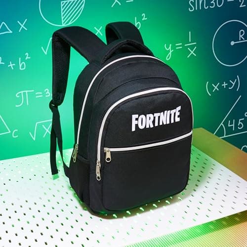 Fortnite Backpack for Kids Teenagers Gaming Rucksack School Bag Camo Daypack Travel Bag for Days Out PE Sports Gamer Gifts (Black) — view 5