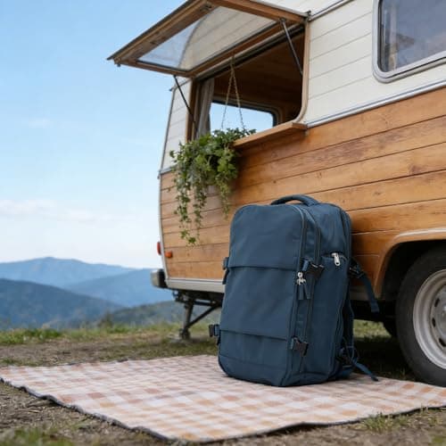 aichilra Vacuum Travel Backpack 45×31×20 with Pump Carry On Bag — view 6