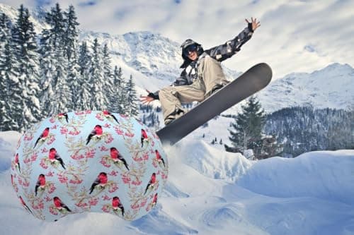 AMMKRO Ski Snowboard Goggle Cover Protector with Lens Scratch & Dust Protection for Travel & Storage (Bird) — view 6