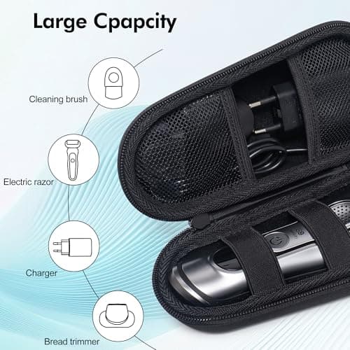 Braun series Travel Case for 3, 5, 7, 9 Electric Shavers, Black — view 5