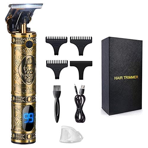 Suttik Hair Clippers Men,Cordless Mens Beard Trimmer,Zero Gap Hair Trimmer