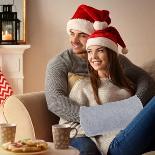 Winter Hand Muff - Plush Furry Hand Warmer, SoftsCold Weather Muffler | Luxury Insulated Hand-Sleeve Accessory with Comfortable Cover for Outdoor Winter Activities and Travel — view 2