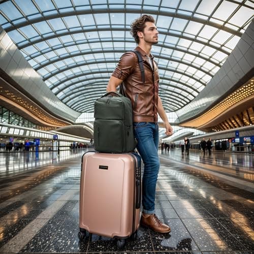 SUIKIHUM Laptop Backpack for Men,Flight Approve Daypack Anti-Theft Rucksack — view 6