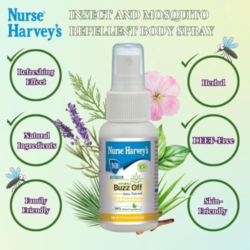 Nurse Harvey’s Buzz Off Natural Mosquito and Insect Repellent Spray 50ml — view 2