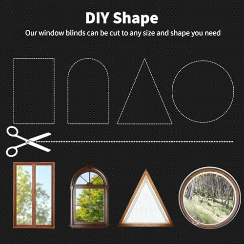 JUJIBL Magnetic Blackout Blinds, Portable Blackout Blind Stick On Window — view 6