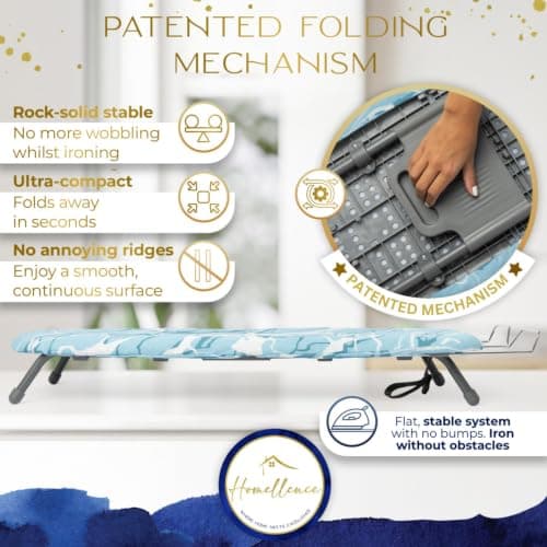 Homellence Table Top Ironing Board UK 2026 - Small Folding Ironing Board — view 2
