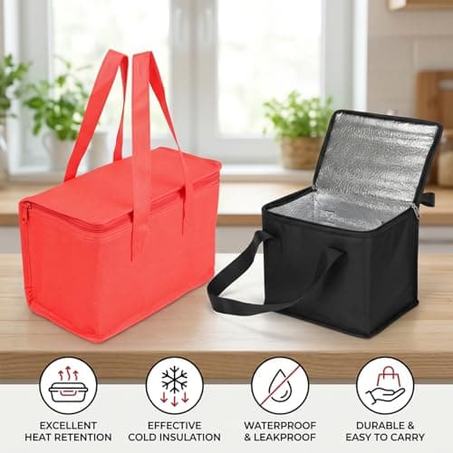 GYTFOG 2pcs Small Cooler Bags, Cooler Bag Small, Ice Box for Food Travel, Insulated Thermal Food Carriers, Compact Storage Design Measuring,Small Cool Box and Small Cooler Box Solutions — view 4