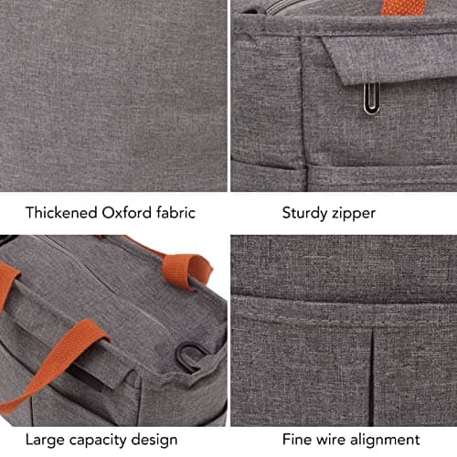 Xiuganpo Insulated Lunch Bag 15L Leakproof Cooler Tote with Adjustable — view 2