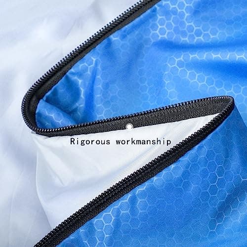 Coolzon Outdoor Sleeping Bag for Camping, for 3-4 Seasons, Adult Blanket, Small Packed Size, Ultralight Carry Bag, Soft, Thick and Warm, for Outdoor Camping, Travel, Hiking, Navy — view 4