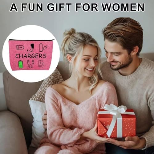 KDRNXVAL Travel Cable Organizer Bag, Electronics Charger Storage Pouch, Portable All-in-One Gadget Organizer for Backpack, for Women and Men, Perfect for Travel Use (Pink) — view 6
