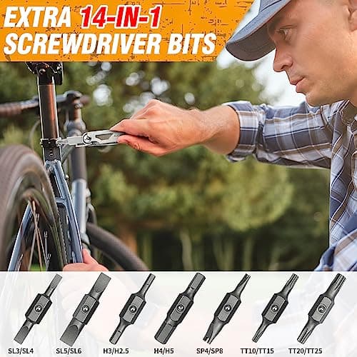 BIBURY Multitools, BI2045 Pro Multi Tool Foldable Pliers with Screwdriver — view 5