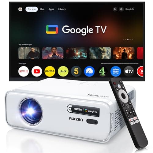 Aurzen EAZZE D1G Official Google TV 4K Supported Smart Projector