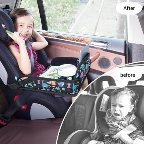 INFANZIA Kids Travel Tray for Car Seat, Road Trip Activities for kids — view 6