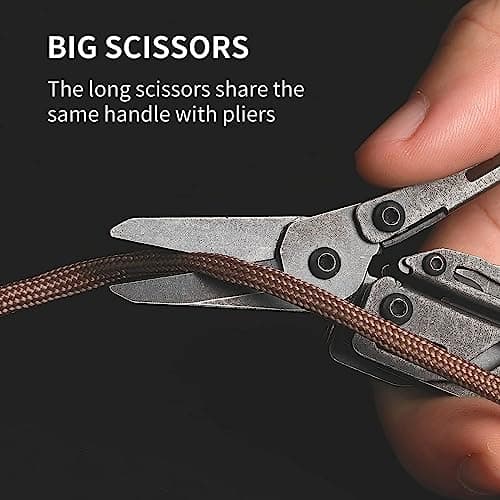 NexTool Mini Flagship EDC Keychain Multitool, Mini Pocket Knife (Black) — view 4