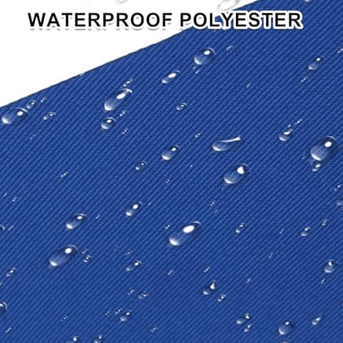 sourcing map 2 Pcs Self-Adhesive Repair Patches 9.5 x 12.5 cm Waterproof Twill Fabric Repair Patch Tape Washable Repair Patch Kit for Down Jackets Clothes Tents Umbrellas Bags, Sapphire Blue — view 3
