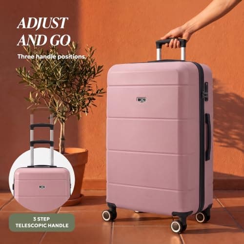 LUGG - Jetset 32 Inch Large Suitcase – Lightweight Hard Shell Luggage with TSA Lock – Water-Resistant ABS Spinner Suitcase – 4 Wheels – 86x58x31cm Travel Bag — view 5