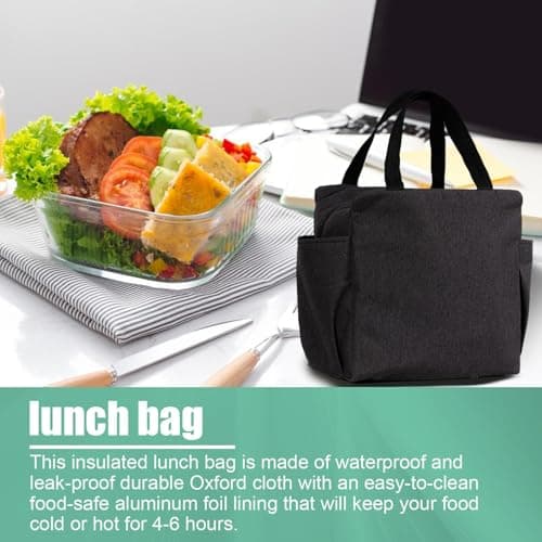 Portable Lunch Bag Reusable Large Capacity Food Containers — view 4