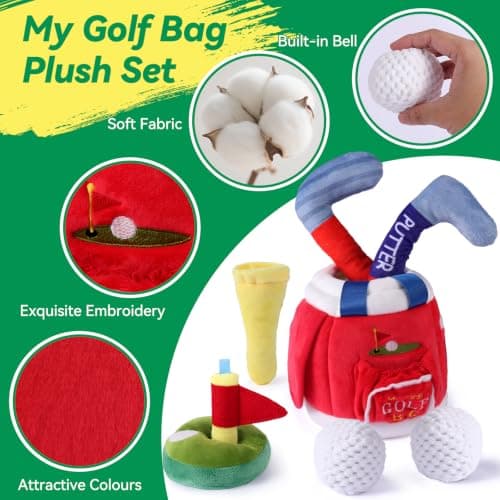 FIIOEOY My First Baby Golf Bag Gift Set, 7 Pcs Baby Golf Toy — view 2
