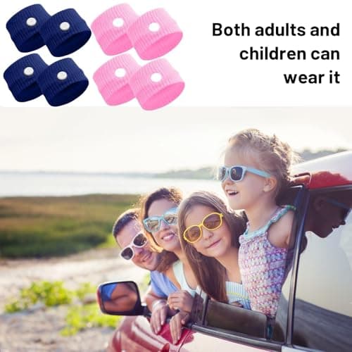 4 Pairs Car Motion Sickness - Travel Motion Car Sickness Relief Bands — view 3