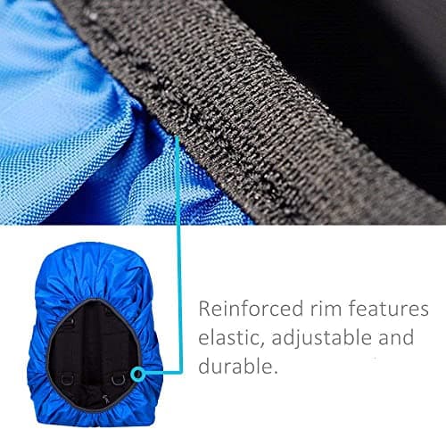 SINAIRSOFT Backpack Rain Cover 80L waterproof sunscreen Black — view 5