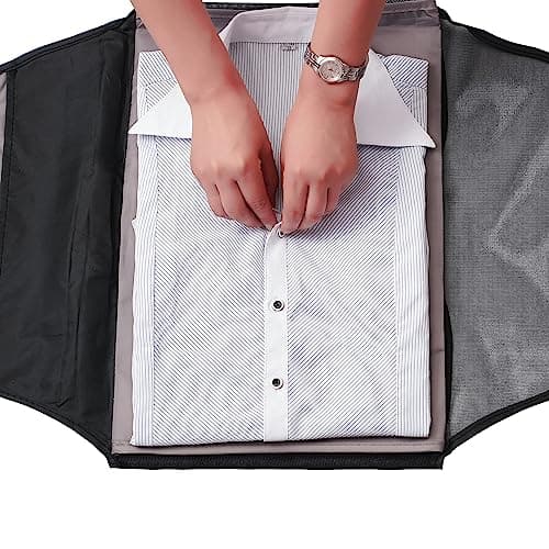 Shonpy 2pcs Garment Packing Folder For Travel Clothes Organizer Travel Garment Bag Luggage Accessory Black — view 6
