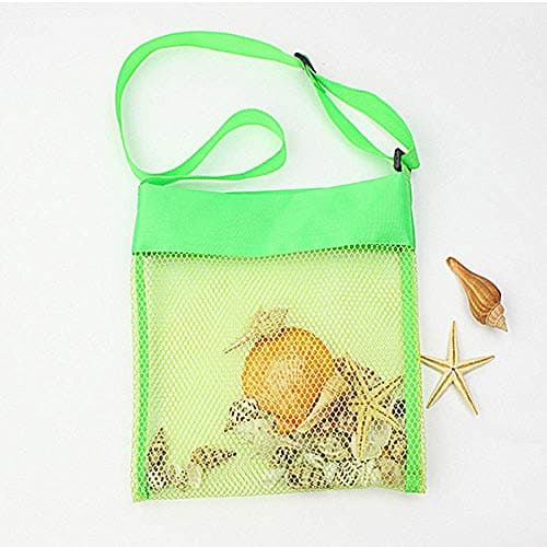 IMEIKONST 5-Pack Beach Mesh Bags for Children Toys Balls Shells Colorful — view 6