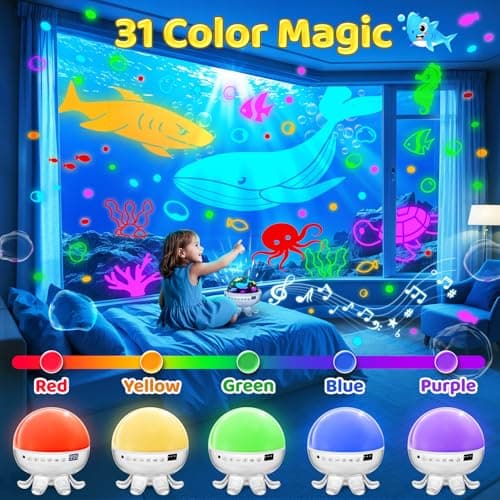 White Noise Machine Baby with Night Light Projector,30 Music Sound Machine — view 4