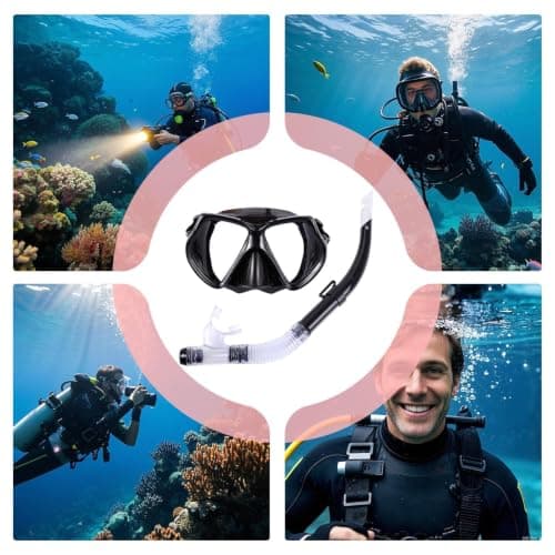 Adult Snorkel Kit Panoramic View Anti-Fog Swimming — view 4