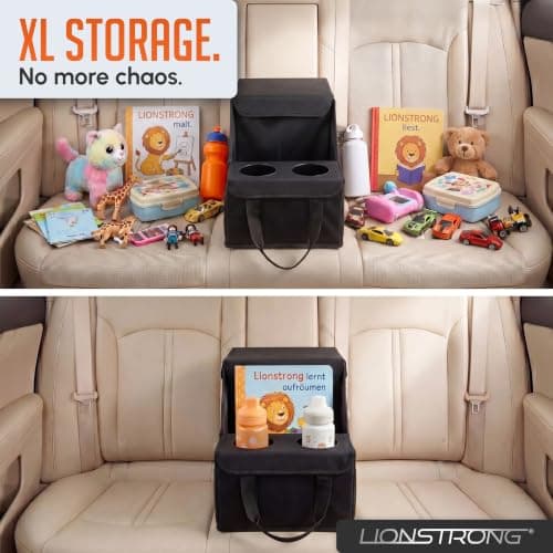 LIONSTRONG® Car Organizer [VERY STABLE DUE TO PLASTIC PANELS] — view 3