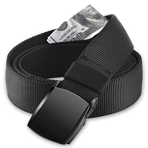 AGPTEK Travel Money Belt, Hidden Money Pouch, Anti-Theft Men Waist Wallet