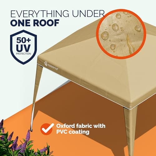 CASARIA Capri Cream 3x3 m Pop Up Gazebo UV 50+ Waterproof with Carry Bag — view 5