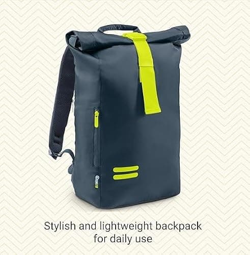 simpa 22L Water Repellent Blue Commuter Backpack 46 x 29 x 16.5cm - Set of 2 Bags — view 3