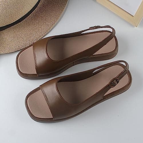 ladies sandals sandals for women cushion walk supportive orthopedic plantar fasciitis relief long distance walking tourist travel city break platform for women — view 3