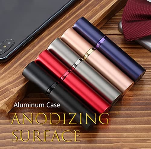 Travelofo Perfume Atomiser Spray Bottle, Mini Perfume Bottles,Travel Perfume Bottle Refillable Spray, 5ml Leaking Proof Perfume Dispenser Atomisers for Travel, Luxury Gifts for Men Women (Black) — view 2