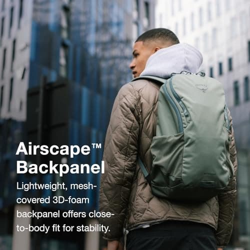 Osprey Astronova Campus Lifestyle Unisex Backpack, 23L, Black — view 4