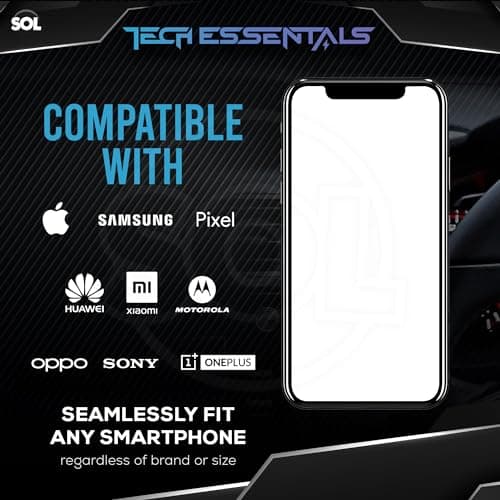 SOL 1pk Magnetic Phone Holder for Car - Air Vent Magnet Mount — view 3