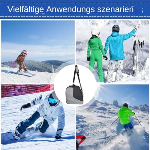 Snowboard Boot Bag Travel Unisex Ski Gear Goggles Gloves Storage — view 3