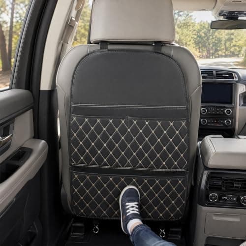 Car Seat Back Anti Kick Mat for Audi A4 B5 A4 Quattro A4 Avant A4 Es — view 6