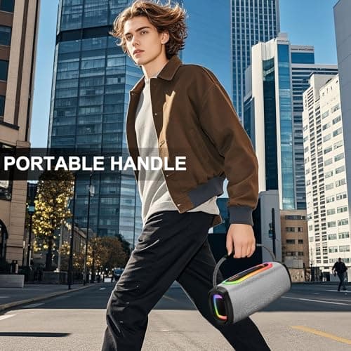 2026 New Bluetooth Speaker, 60W Portable Speaker with 36 Hour Playtime, 6000mah Speakers Wireless Bluetooth 5.4 with Louder Volume & Enhanced Bass, Built-In Mic, Stereo Sound , Outdoor/Party/Gifts — view 5