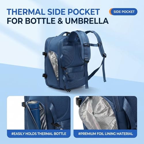 SOONHUA Travel Backpack with Vacuum Bag and Pump — view 6