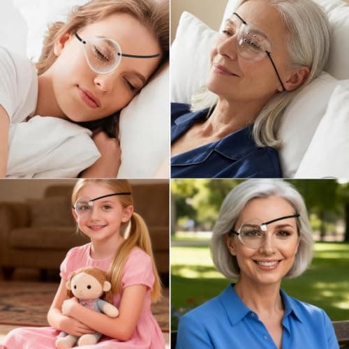 Transparent Eye Shield 4PCS Clear Plastic Eye Patch After Cataract Surgery — view 6