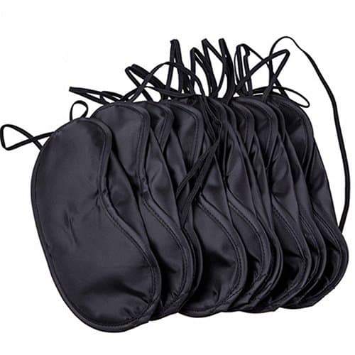 Gemini_mall® 10pcs Soft Travel Sleep Rest Eye Shade Sleeping Mask Sleep Mask Cover Blinder Aid Eyemask