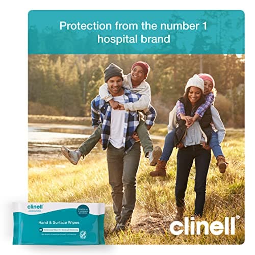 Clinell Antimicrobial Hand Wipes for Cleaning & Disinfecting - Sanitising Wipes, Ideal for Travel - Dermatologically Tested, Kills 99.99% of Bacteria & Viruses - 84 Wipes — view 5
