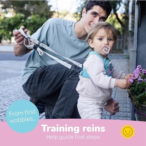 Trunki ToddlePak - Fuss Free Baby Walking Reins and Toddler Safety Harness – Una Unicorn (Teal) — view 6